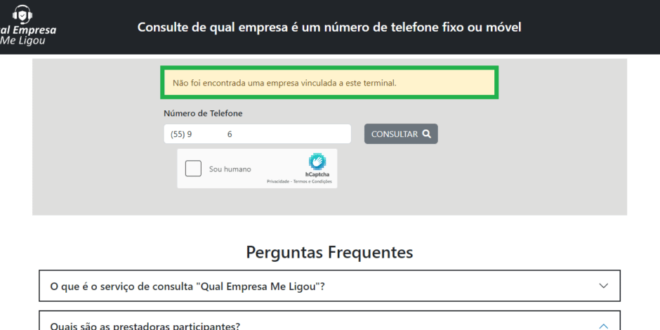 Anatel Lança Serviço ‘qual Empresa Me Ligou Saiba Mais 9415